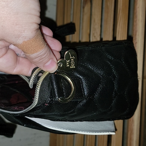 Betsey Johnson heart quilted purse - Picture 3 of 8
